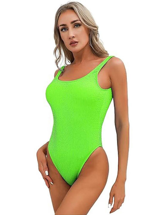 GKapetanis One-Piece Swimsuit with Open Back GREEN