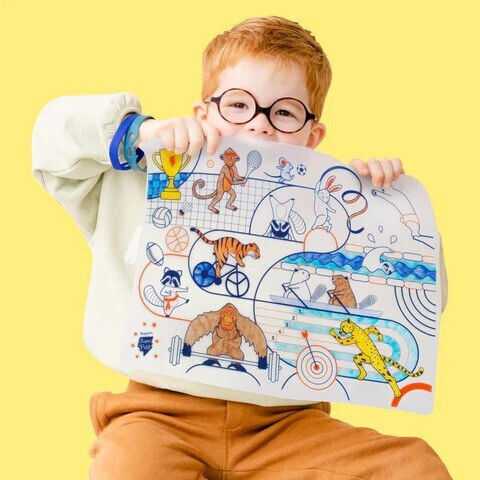 Super Petit Painting Silicone placemat for Children 3+ years Years
