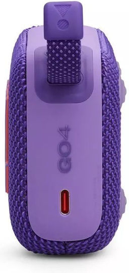 JBL Go 4 Waterproof Bluetooth Speaker 4.2W with Battery Life up to 7 hours Purple