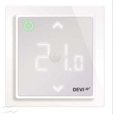 Danfoss DEVIreg Smart Pure White Ψηφιακός Θερμοστάτης Χώρου Smart με Οθόνη Αφής και Wi-Fi