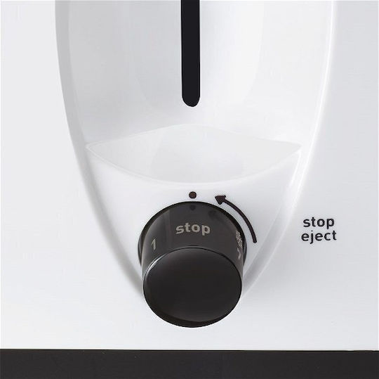 Tefal Delfini Φρυγανιέρα 2 Θέσεων 850W Λευκή