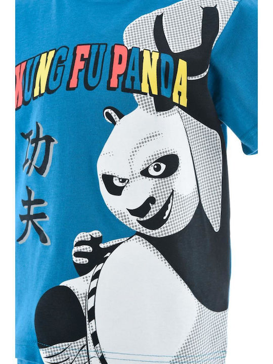 Superheroes Kids' Pajamas Summer Blue
