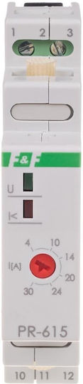 F&F Ρελέ Ράγας Ισχύος 16A Μονοπολικό με Τάση 230V