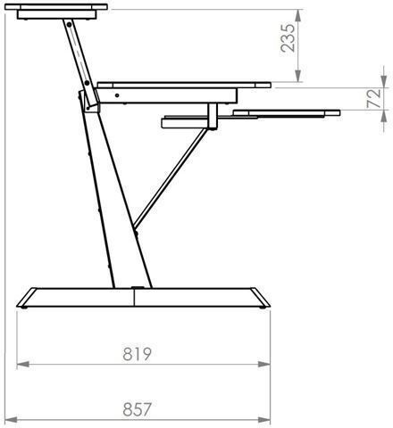 QuikLok Z-460-bk Ständer Boden für Schlüssel