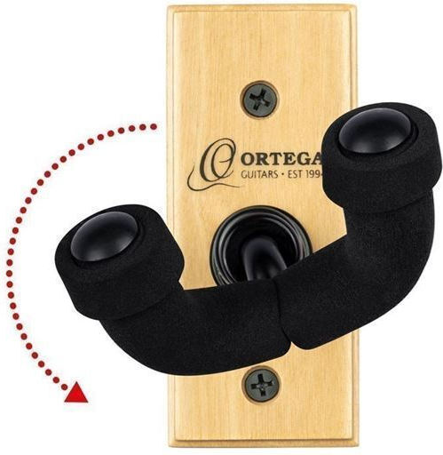 Ortega OUH-1NT Wall Mounted Stand for Strings Brown
