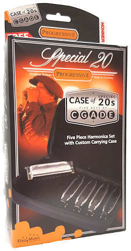 Hohner Set Harmonicas Special 20 560/20 with Keys 5-Pack (C,D,E,G,A) Major