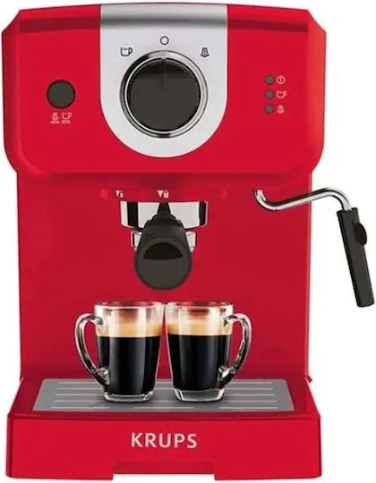 Krups Automatic Espresso Machine 1050W Pressure 15bar Red XP320530