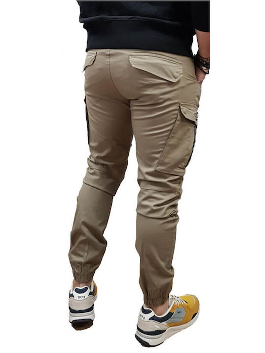 Cover Jeans Cover Men's Trousers Cargo Elastic Haki