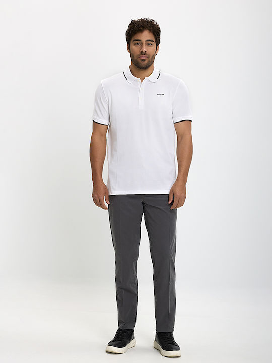 Hugo Boss Pantaloni pentru bărbați Chino Elastice cu Croială Slim Greene