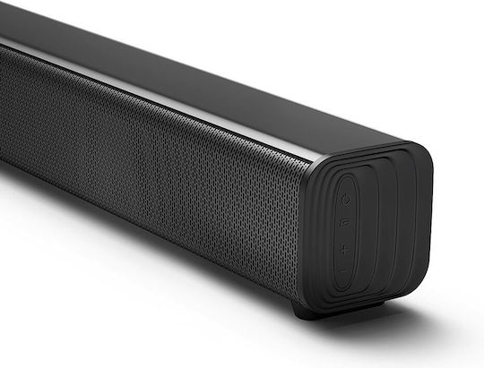 Hisense HS205G Soundbar 2.0 Bluetooth και HDMI 60W με Τηλεχειριστήριο Μαύρο