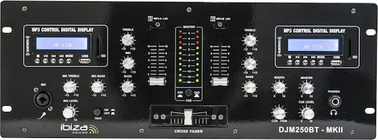 Ibiza Sound DJM250BT-MKII with 1 XLR Input & Bluetooth