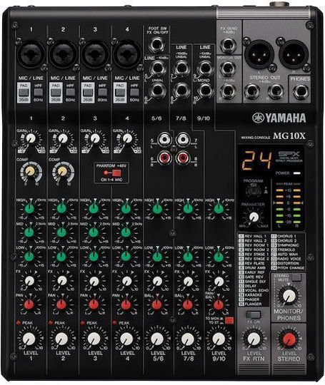 Yamaha MG10X 4 XLR Inputs