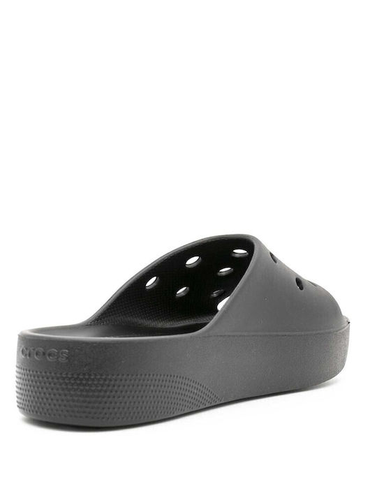 Frauen Flip Flops mit Plattform in Schwarz Farbe