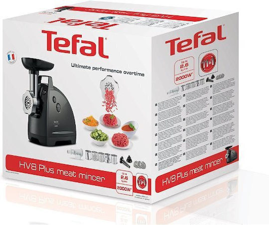 Tefal Hv8 Plus Fleischwolf 2000W Schwarze