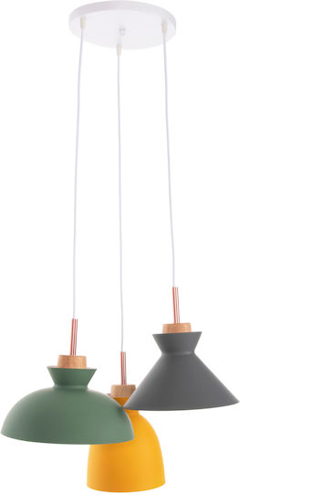 HomeMarkt Κρεμαστό Φωτιστικό Πολύχρωμο 28x28x14εκ. HomeMarkt Κρεμαστό Φωτιστικό Πολύχρωμο 28x28x14εκ.