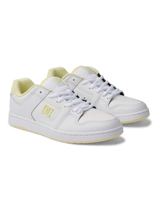 DC Manteca Damen Sneakers White / Yellow
