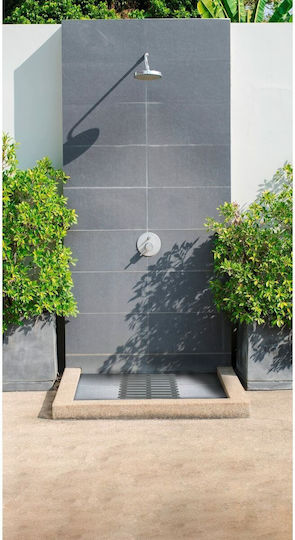 Wenko Duckboard Shower Non-slip Gray 55x55εκ.