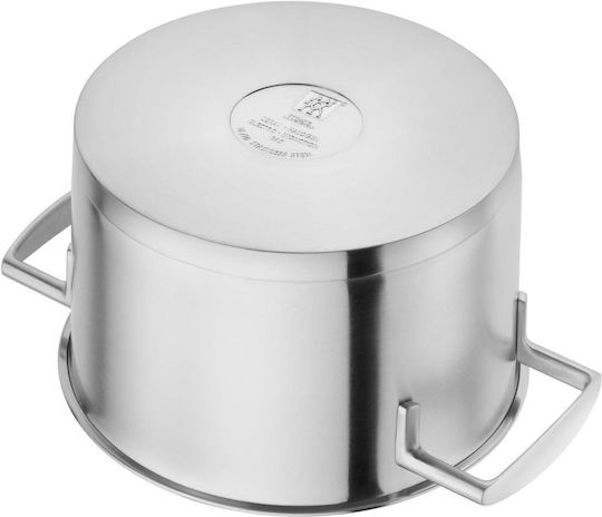 Zwilling J.A. Henckels Tiefer Edelstahl-Topf 6Es / 24cm