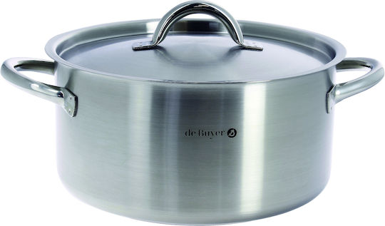 De Buyer Βαθιά Ανοξείδωτη Κατσαρόλα 13.5lt / 32cm