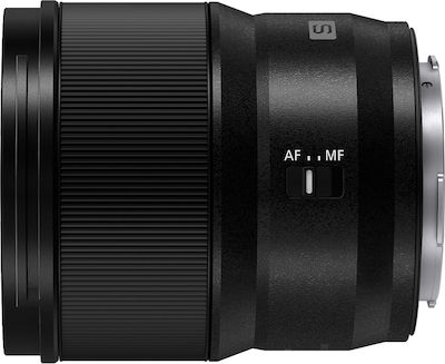 Panasonic Full Frame Φωτογραφικός Φακός LUMIX S 24mm F1.8 Telephoto για Leica L Mount Black