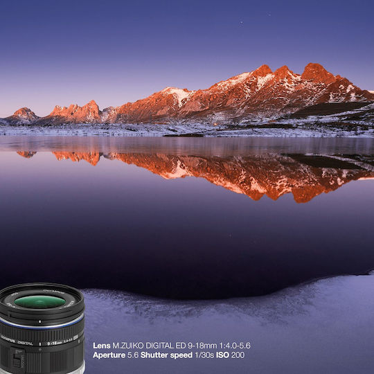 Olympus Φωτογραφικός Φακός Black Ez M0918 Lense Wide Angle Zoom για Olympus 4/3 Mount Μαύρος