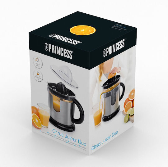 Princess Duo Electric Juicer 40W with 1.2lt Capacity Gray