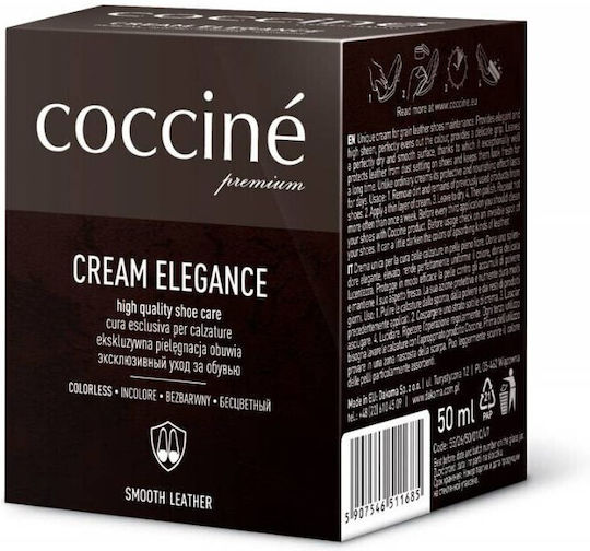 Shoe Polish Cream Leather Elegance Clear 50 Ml
