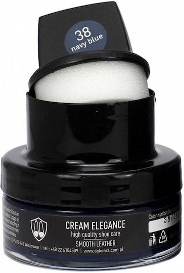 Schuhcreme Glattleder Creme Elegance Marineblau 50 Ml
