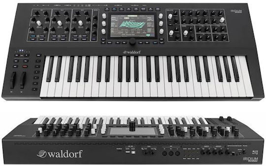 Waldorf Synthesizer Iridium με 49 Δυναμικά Πλήκτρα Μαύρο