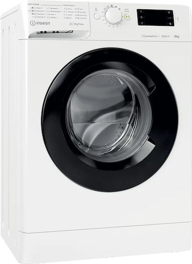Indesit MTWSE 61294 WK EE Πλυντήριο Ρούχων 6kg 1200 Στροφών