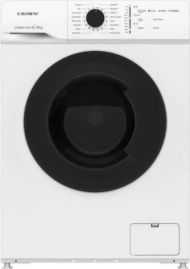 Crown Πλυντήριο Ρούχων 6kg 1000 Στροφών CWM61000