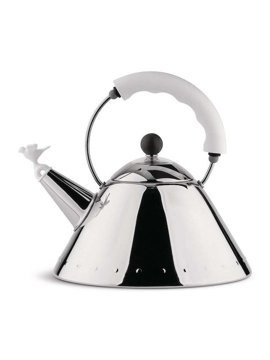 Alessi Teapot Stainless Steel in Gray Color 2000ml