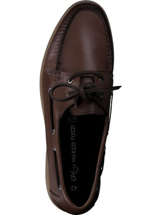 Leder Herren Mokassins in Braun Farbe