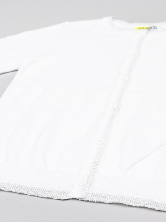 Παιδική Ζακέτα Βαμβακερή White