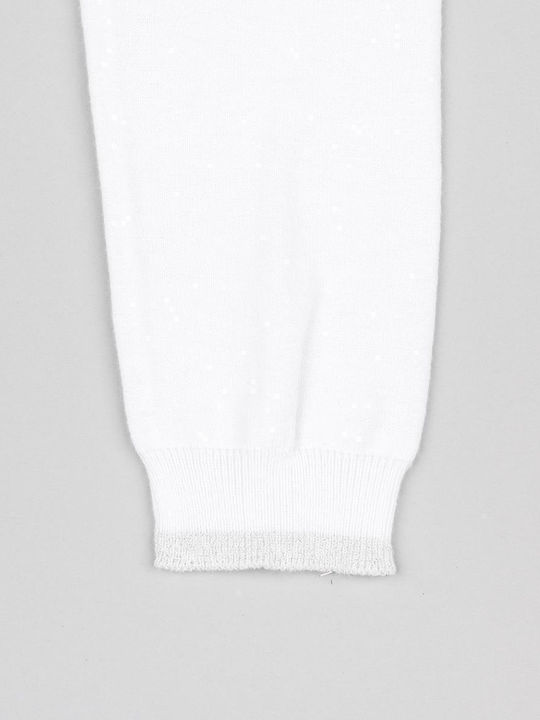 Παιδική Ζακέτα Βαμβακερή White