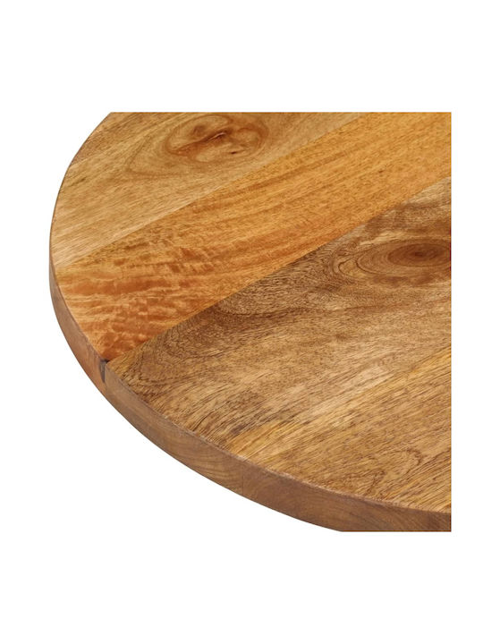 vidaXL Oval Tischoberfläche aus Massivholz Brown 110x50x2.5cm 370147 1Stück