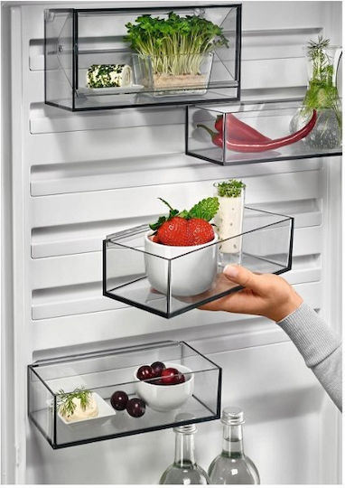 AEG Fridge-Freezer 367lt NoFrost H201xW59.5xD65cm Inox RCB636E8MX