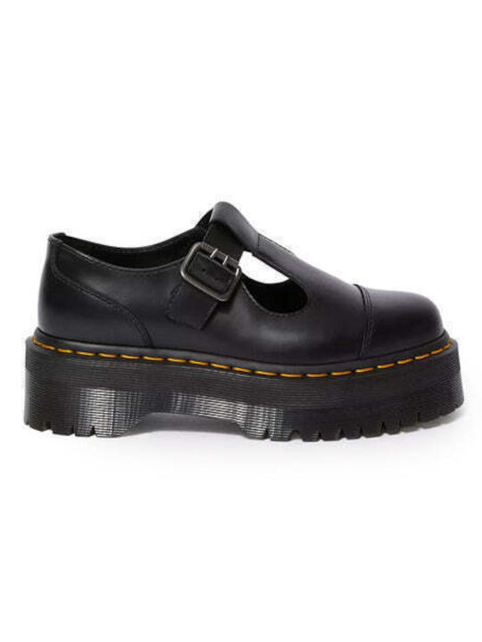 Dr. Martens Leather Ballerinas Black