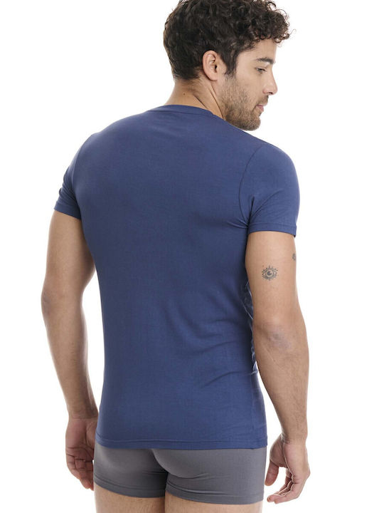 Herren Unterhemden BLUE 1Packung