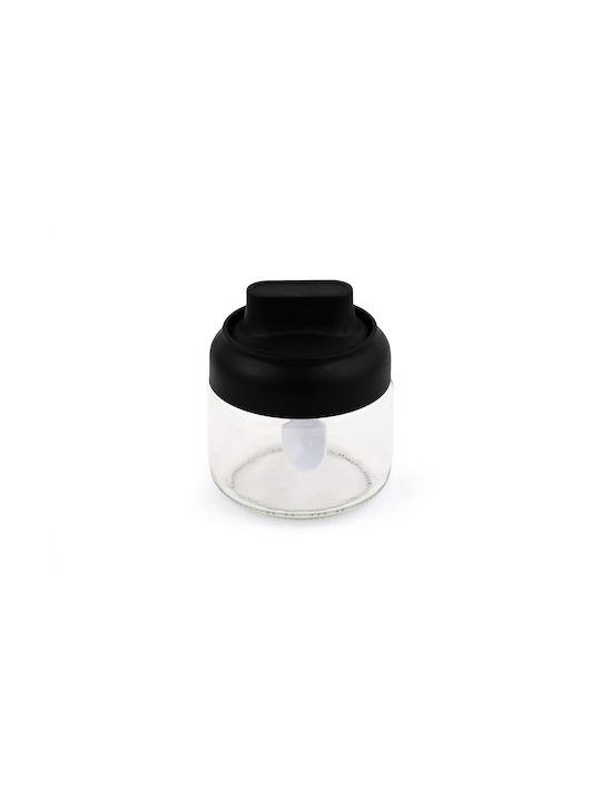 Glass Tabletop Spice Jar Transparent 12pcs