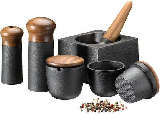 Skeppshult Walnut Θήκη Μπαχαρικών Μαντεμένια Μαύρη