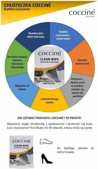 Șervețele pentru curățarea pantofilor 15 buc Coccine 55 001 15c