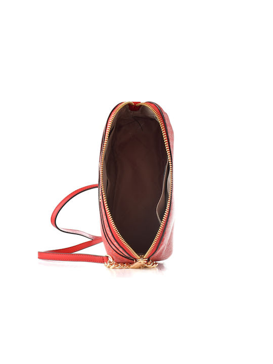 Michael Kors Set Leather Women's Bag Shoulder Red