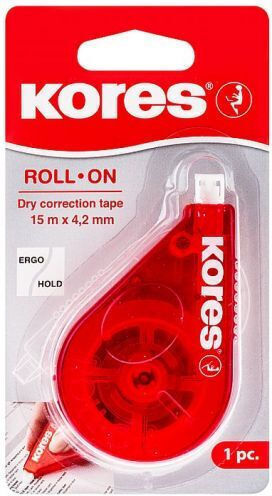 Коригираща лента Kores 4.2мм X 15м червена