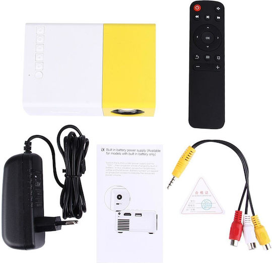 YG-300 EU Plug Mini Projector LCD Λάμπας LED