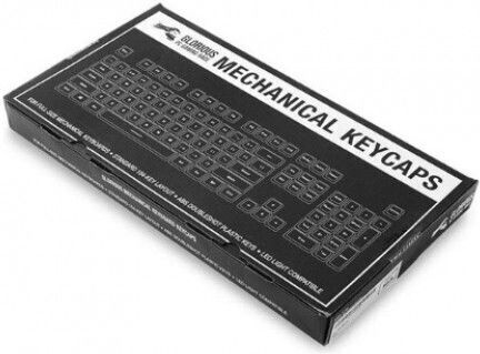 Glorious Mechanische Tastenkappen Vollständiges 104-Tasten-Set US ANSI Schwarz G-104-schwarz