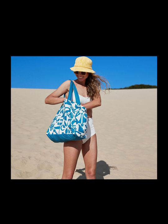 Dock & Bay Stoff Strandtasche Blau