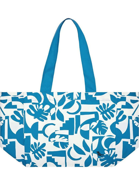 Dock & Bay Geantă De Plajă Din Material Textil Albastră