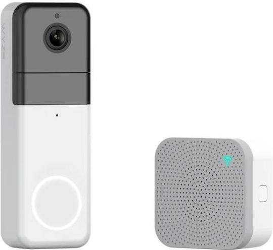 Wyze Clopoțel de ușă fără fir Wi-Fi Compatibil cu Alexa Alb
