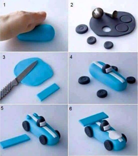 Set de cutii de plastilină 3 culori 3pcs 1pxd113